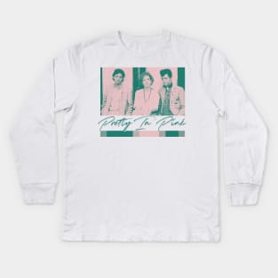 Pretty In Pink ††††† 80s Movie Fan Design Kids Long Sleeve T-Shirt